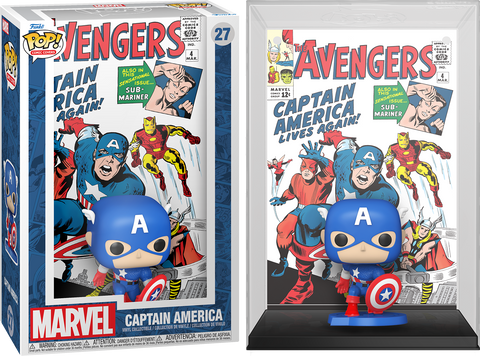 Funko POP! - Comic Cover - Marvel - Captain America - 27