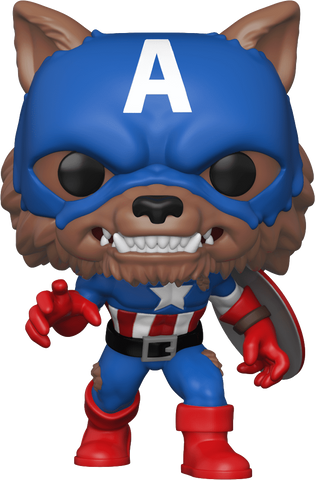 Funko POP! - Marvel - Capwolf - 882 - 2021 Summer Convention Limited Edition