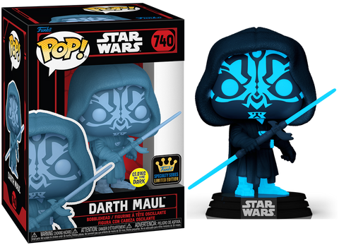 Funko POP! - Star Wars - Darth Maul - 740 - Glows in the Dark - Funko Specialty Series