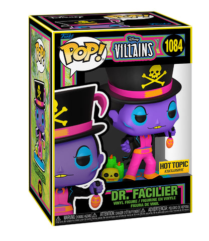 Funko Pop! - Disney Villains - Dr. Facilier - 1084 - Hot Topic Exclusive - Black Light