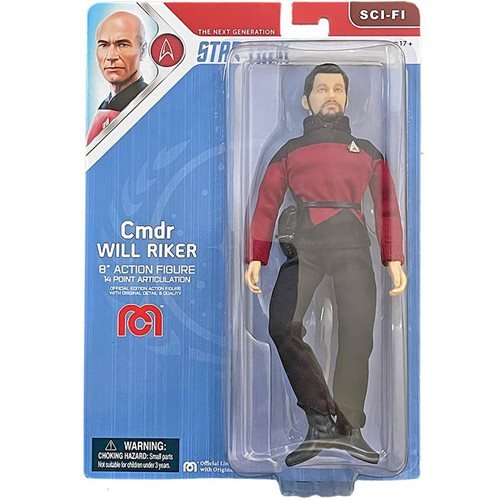 Star Trek: The Next Generation Commander William T. Riker Mego 8